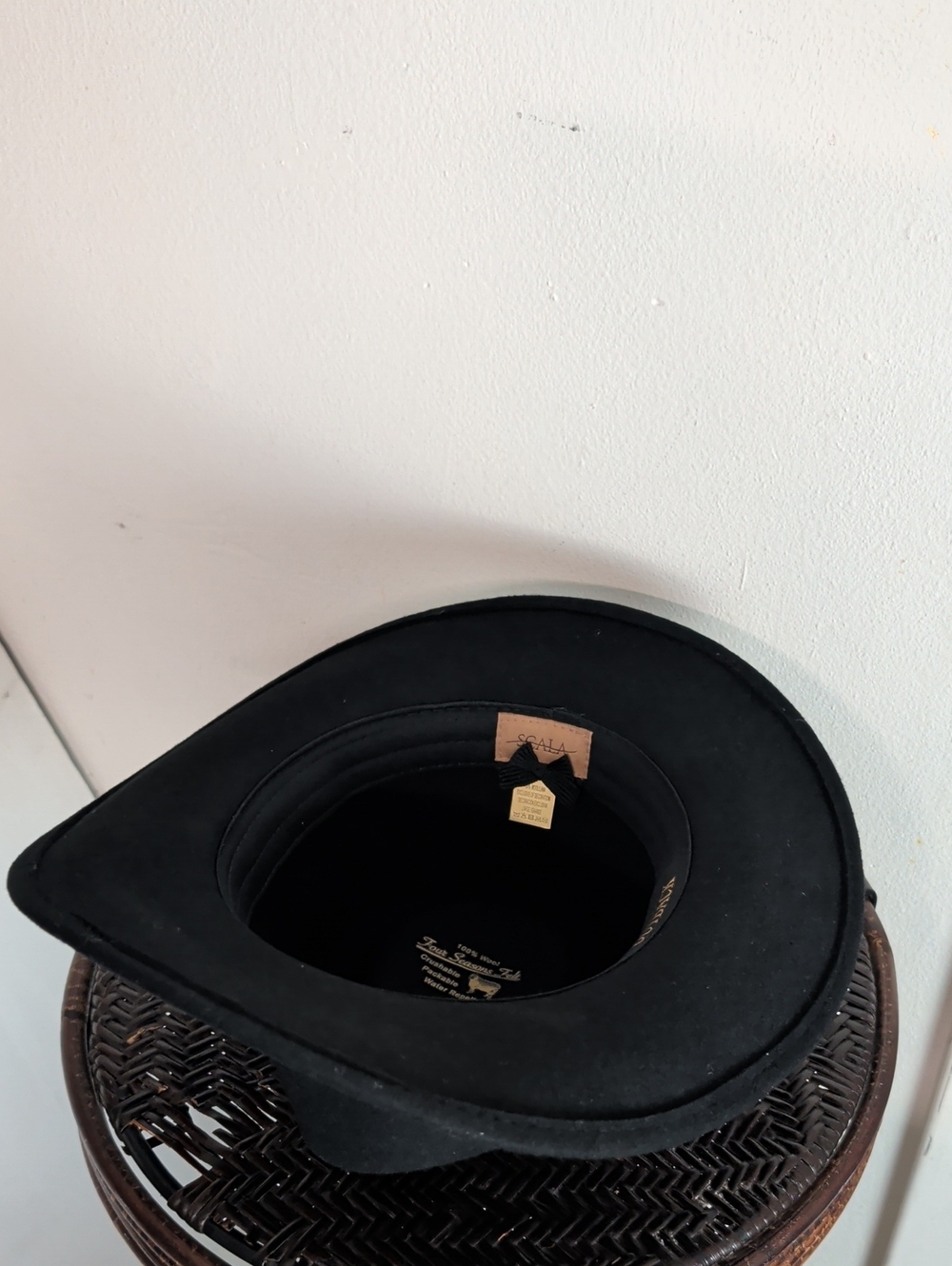 Scala Four Seasons Felt Outback Hat Women Size L - Picture 8 of 11